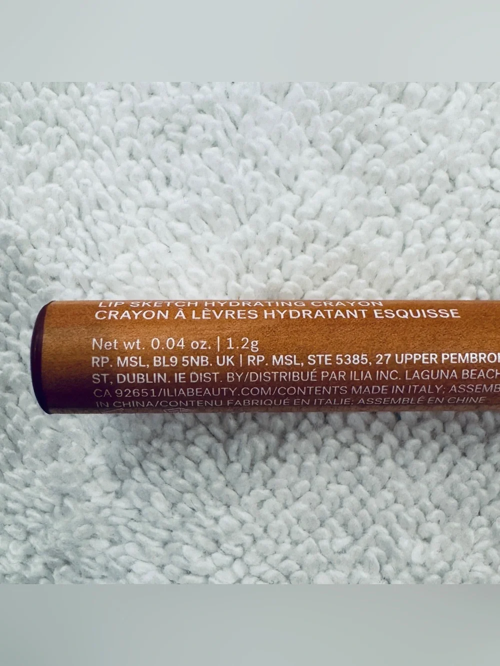 ILIA LIP SKETCH HYDRATING CRAYON MINI in GENRE 1.2G BRAND NEW IN BOX